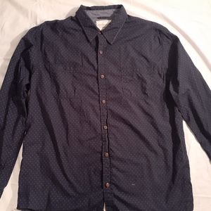 Weatherproof Vintage Navy Dress Shirt Adult XL